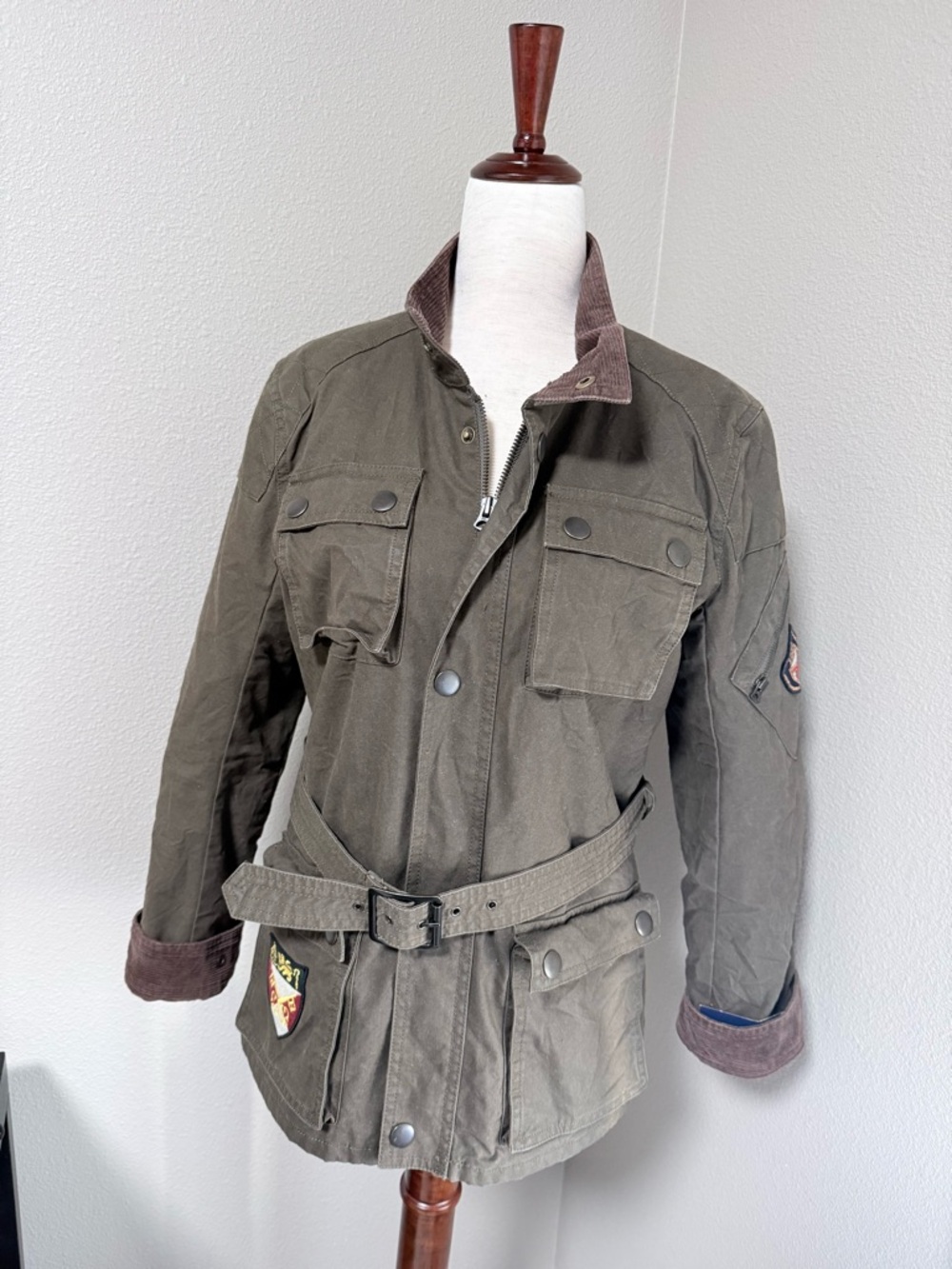 Polo Ralph Lauren Youth Girls Sz 16 Utility Army Jacket Dark Olive NWT